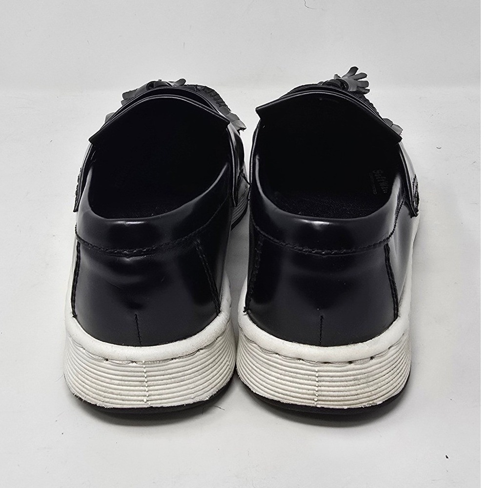 Dr Martens women 8 Edison Kiltie Tassel loafer Temperley leather black - Picture 10 of 14